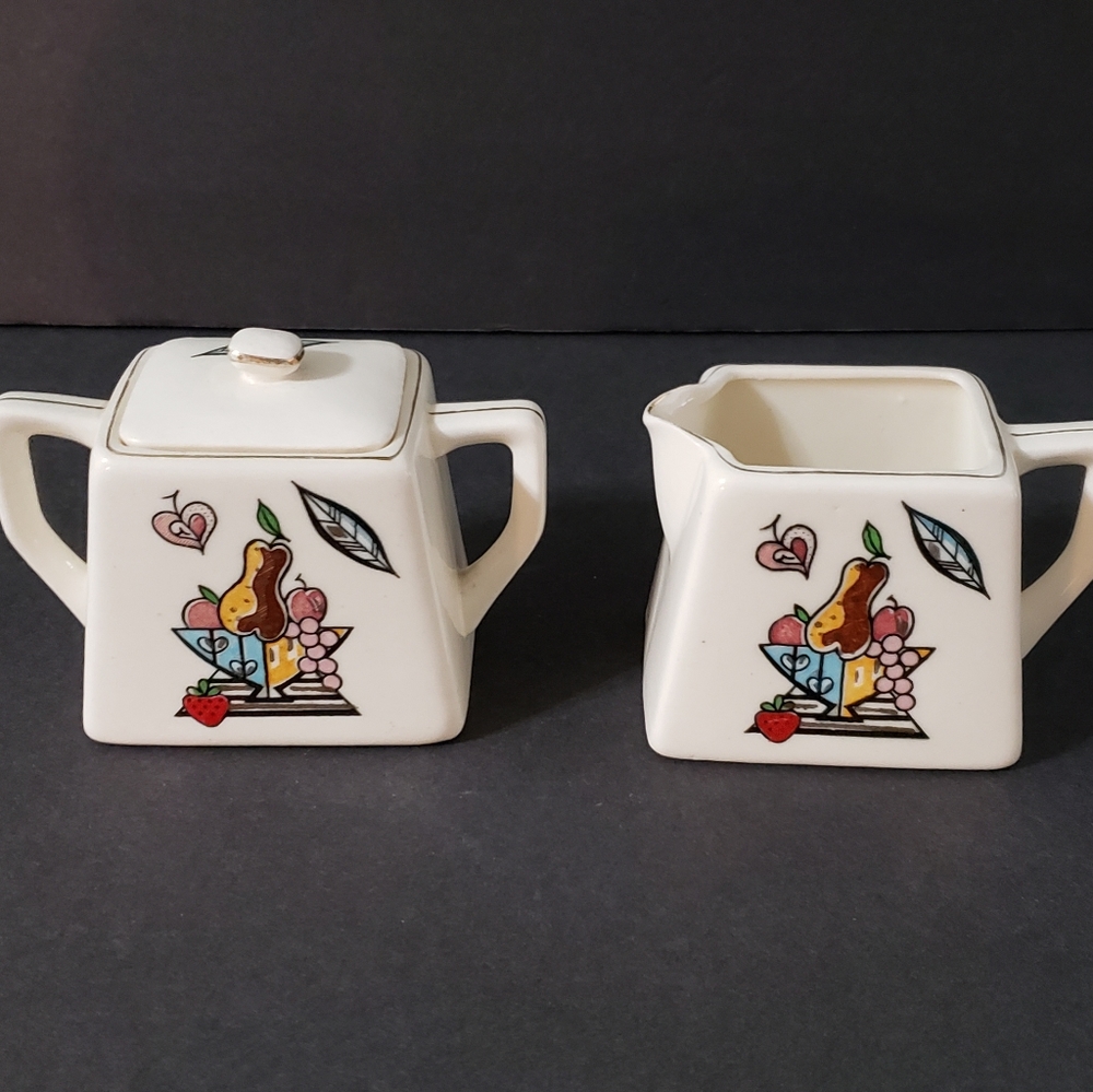 Vintage Thames Japan Cream And Sugar